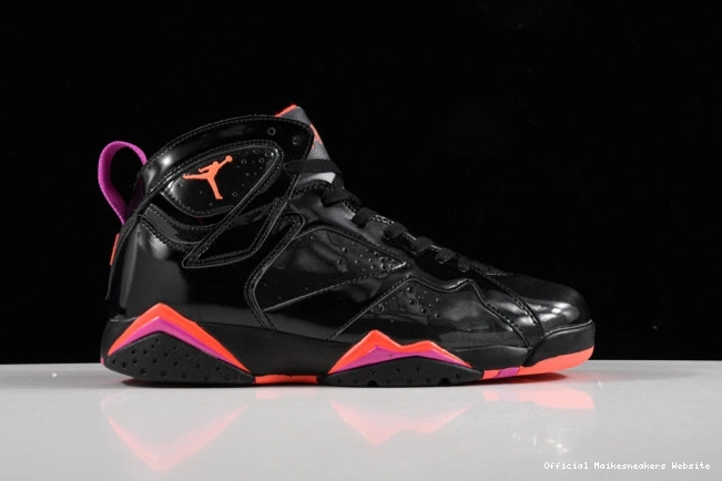Official Maikesneakers Retro Jordan 7 Air 313358-006 Patent Black 0717